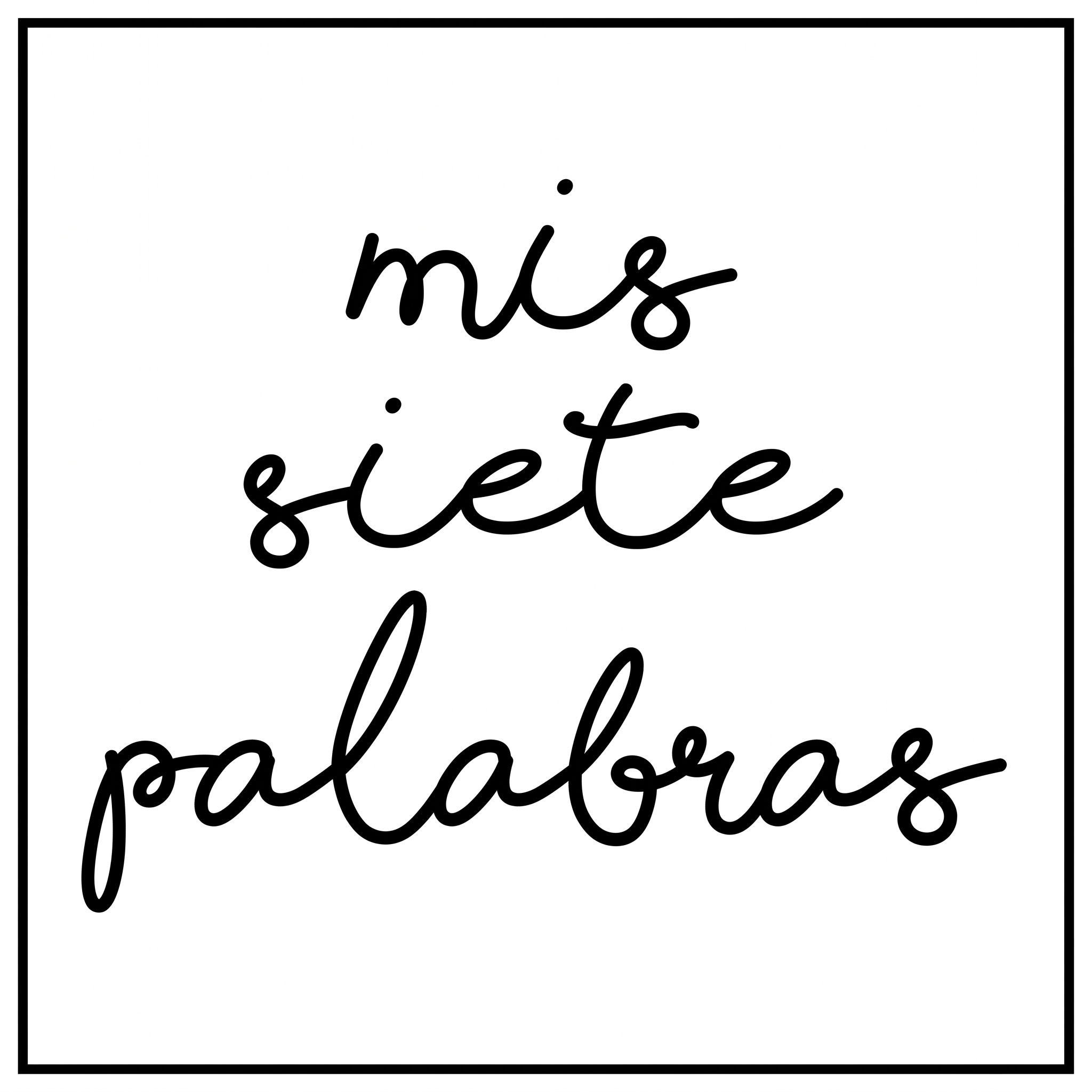 MIS SIETE PALABRAS